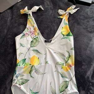 NastyGal Lemon Bodysuit
